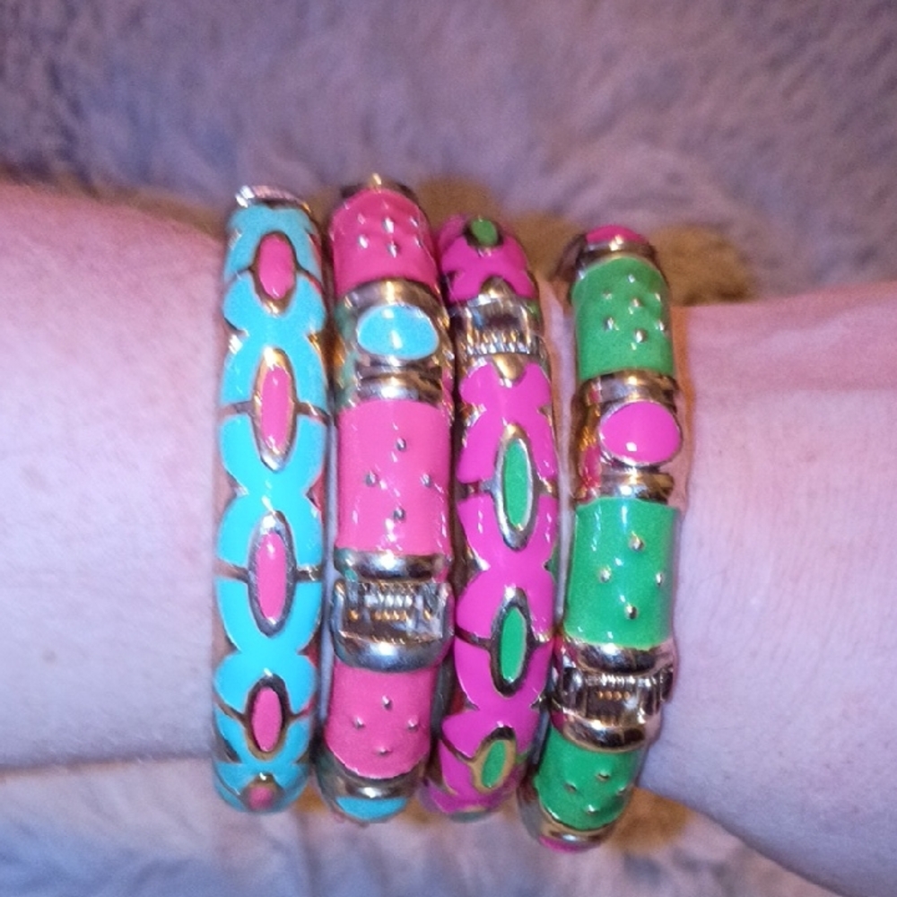 4 Peice Gold Fornash Bracelet Set